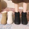Winter Women'S Platform Snow Boots Fashion Thick-Soled Fleece-Lined Cotton Shoes For Woman Comfort Warm High-Top Boots For Women