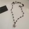 Punk Rock Vintage Star Pendant Chain Necklace For Men Women Charm Hip Hop 90s Y2K Grunge Goth Aesthetic Trendy EMO Accessories