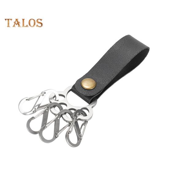 

Брелок для ключей «Кошачья лапка» из нержавеющей стали со съемными S-образными крючками, прочный портативный держатель для ключей для кемпинга на открытом воздухе, металлическая пряжка для подвешивания