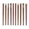 Kemangduo Massivholz Wenge & Rotes Sandelholz Essstäbchen - 5 Paar