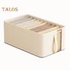 Wardrobe Clothes Storage Box Large Capacity Breathable Mesh Heavy-Duty Folding Frame Storage Basket Trousers Organiser
