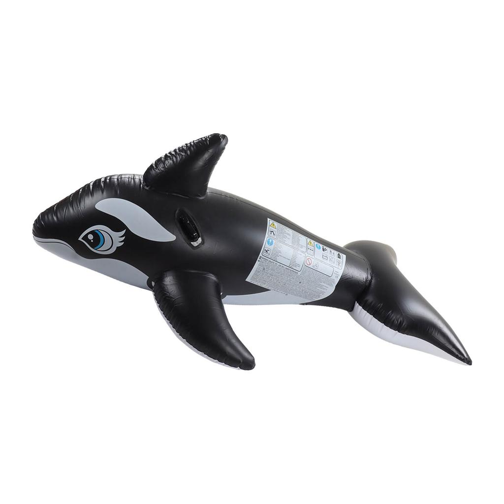 Big Whale Float PVC Quick Inflate Ergonomic Whale Inflatable Pool Float for Men Women