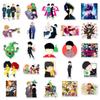 50 Japanese Anime Stickers: Mob Psycho 100 Shigeo Kageyama for Journal Decoration - Waterproof 2D Anime Merchandise.