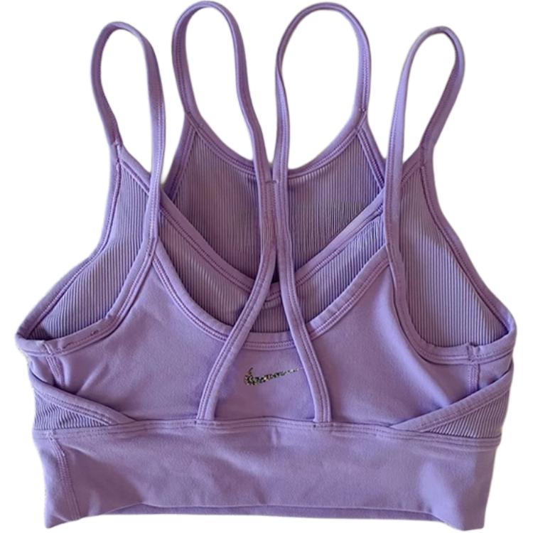 Nike Low Impact Yoga Sports Bra Women Underwear Purple FB2160-568