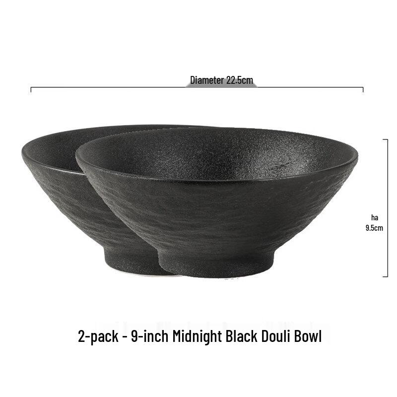 Wuhe Japanese Ceramic Ramen Bowl Set