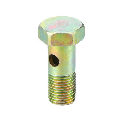 VekAuto Double Banjo Bolt G1/4" Length 38mm Turbo Brake Line Fitting Adapter for Vehicles Durable Metal Bronze