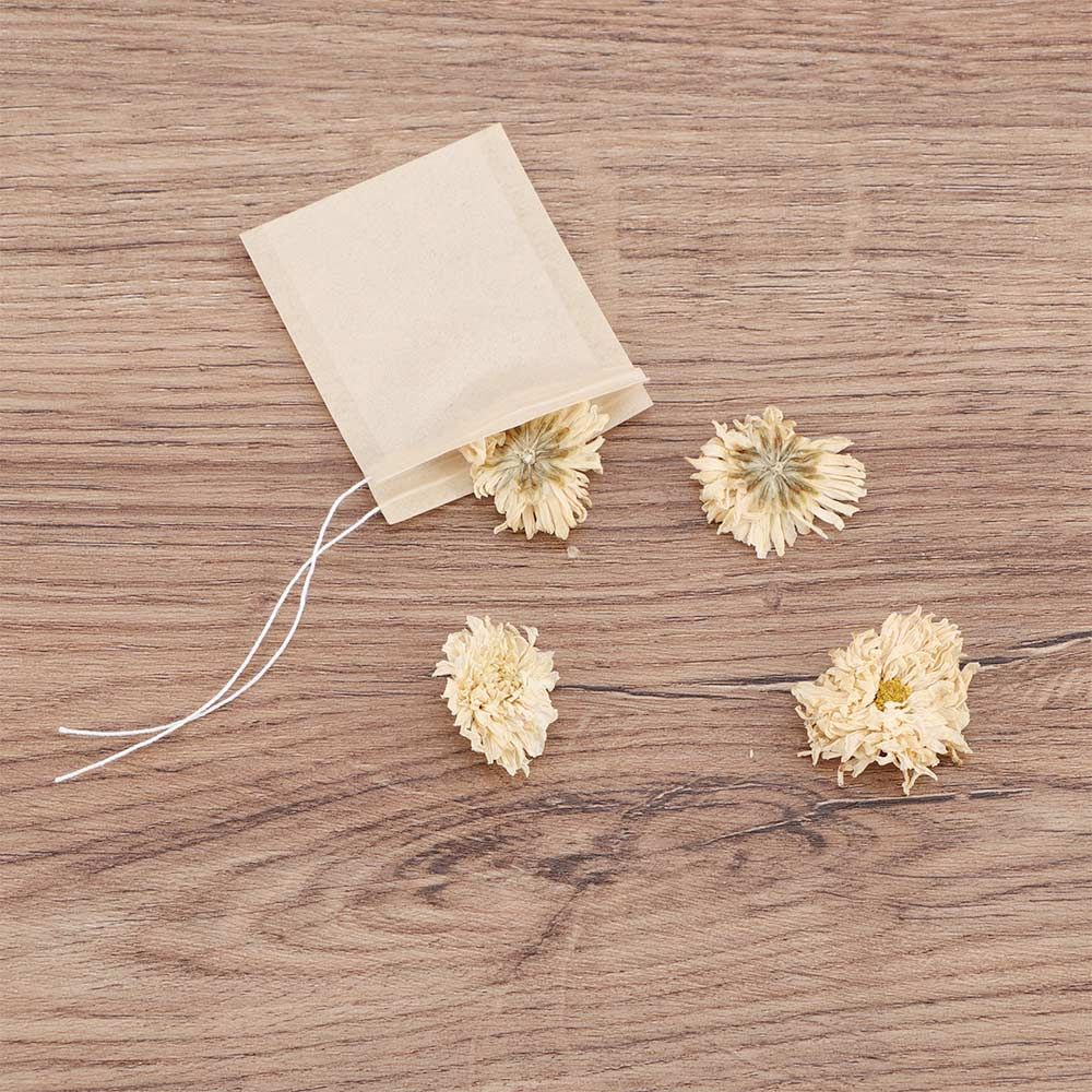 Safe Unbleached With Drawstring Non-toxic Heat Seal For Herb Loose Tea Tea Strainer Filter Bags Coffee Infuser Tea Bag