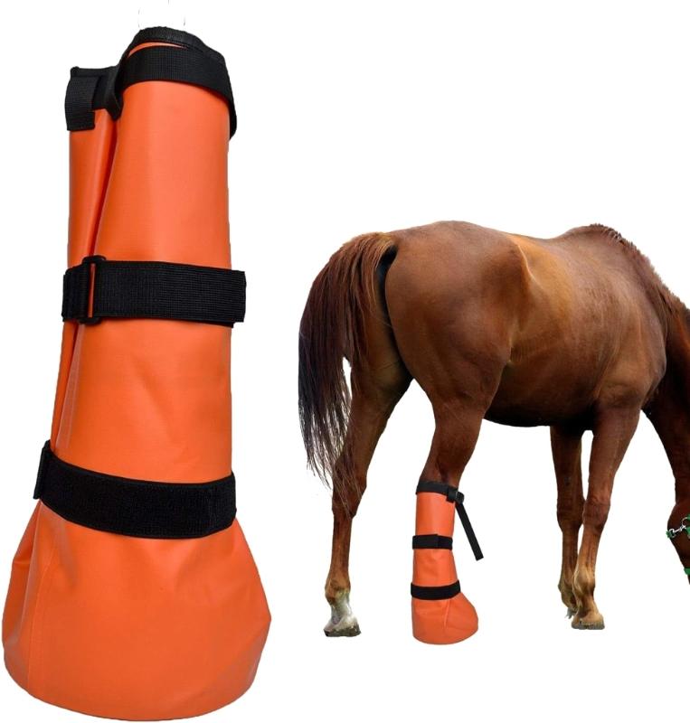 Praktische Paardenhoef Soak Bag Paarden Soaker Hoef Behandelingen Tas Hoef Verzorging Paardrijlaars met Schuimkussen Duurzaam
