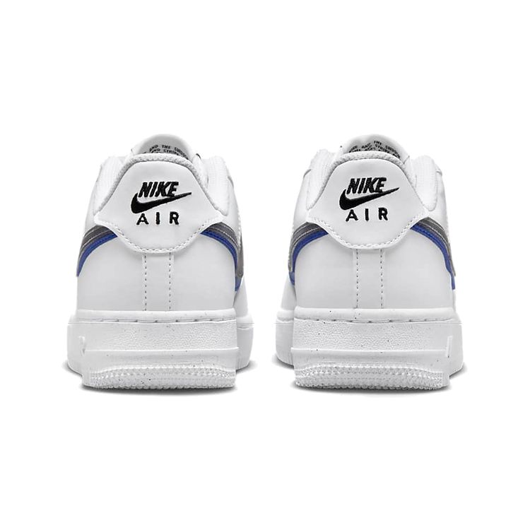 Nike Air Force 1 Impact Next Nature GS Double Swoosh Kids Sneakers White Hyper-Royal Summit-White FD0688-100