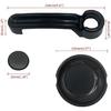 Toworldit Exterior Door Handle Bowl Trim Cover Compatible with Jeep Wrangler JK 2007-2017/Jeep Liberty 08-2012/Dodge Nitro 07-2011 (10pcs/Set Door