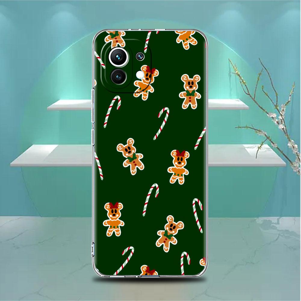 

Прозрачный чехол для Xiaomi Mi Poco X3 NFC M3 Pro F3 F1 11 Lite 12 Note 10 11T 9T, прозрачный чехол для телефона, милый рождественский снеговик Redmi Note 9S
