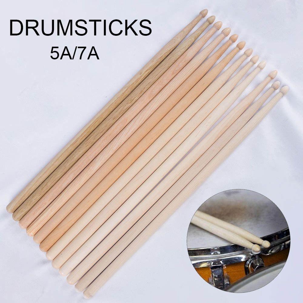 5A/7A Drum Sticks Wood Drum Set Classic Drumsticks  Drum