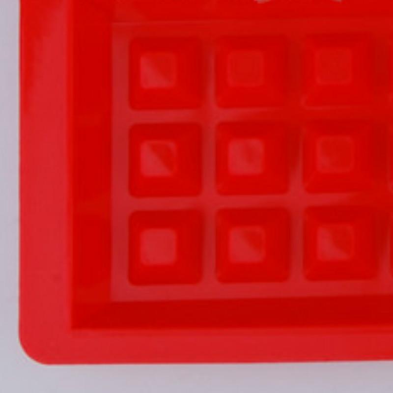 4 Even Square Silicone Waffle Mold Cake Dessert Mold Oven Special High Temperature Resistance