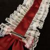 Gothic Ruffled Lace Bowknot Headdress Cosplay Hair Accessories for Maid Girls Sweet Headband Sweet Party Accessories