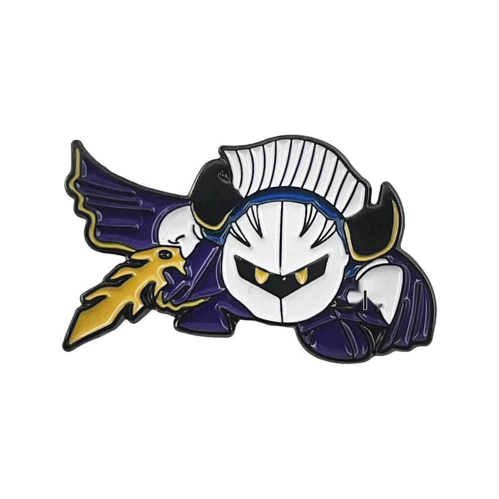 Meta Knight Brooch: Super Smash Bros. Pin for Backpack & Clothes Decoration - Holiday Gift