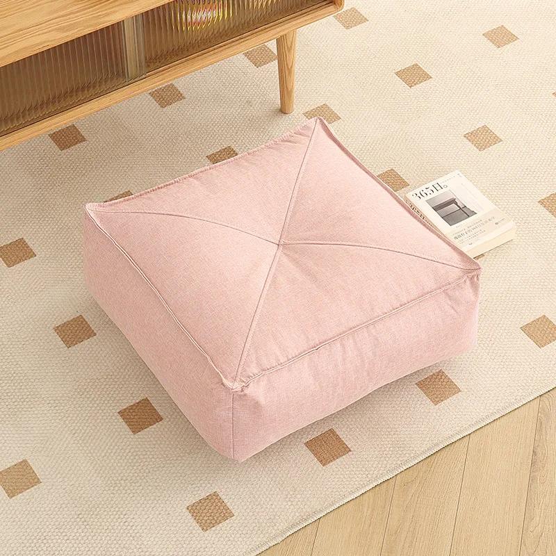 40x40x15cm Floor Cushions Thick Small Sitting Pier Square/Round Pouf Lazy Cushion Home Sofa Bay Window Decor Lattiatyynyt