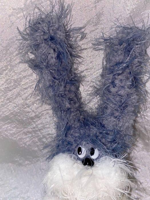 You Like What Wiggly Blue Rabbit Keyring