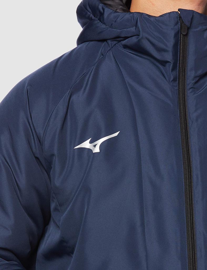 Mizuno Training Wear TL Breath Thermo Dress Japan Size XS to Japanese size Mid-Length Coat, 32ME9650, Navy, (equivalent XS)