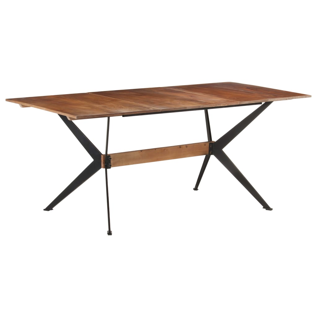 Dining Table 180x90x76 Cm Solid Mango Wood