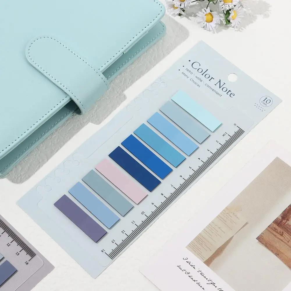 60/120/200pcs DIY Novelty Bookmark Office Supplies Tab Strip Label Memo Pad Loose-leaf Sticky Notes Paster Sticker