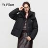 Yalu Women's 2025 Stylish Short Hooded Down Jacket