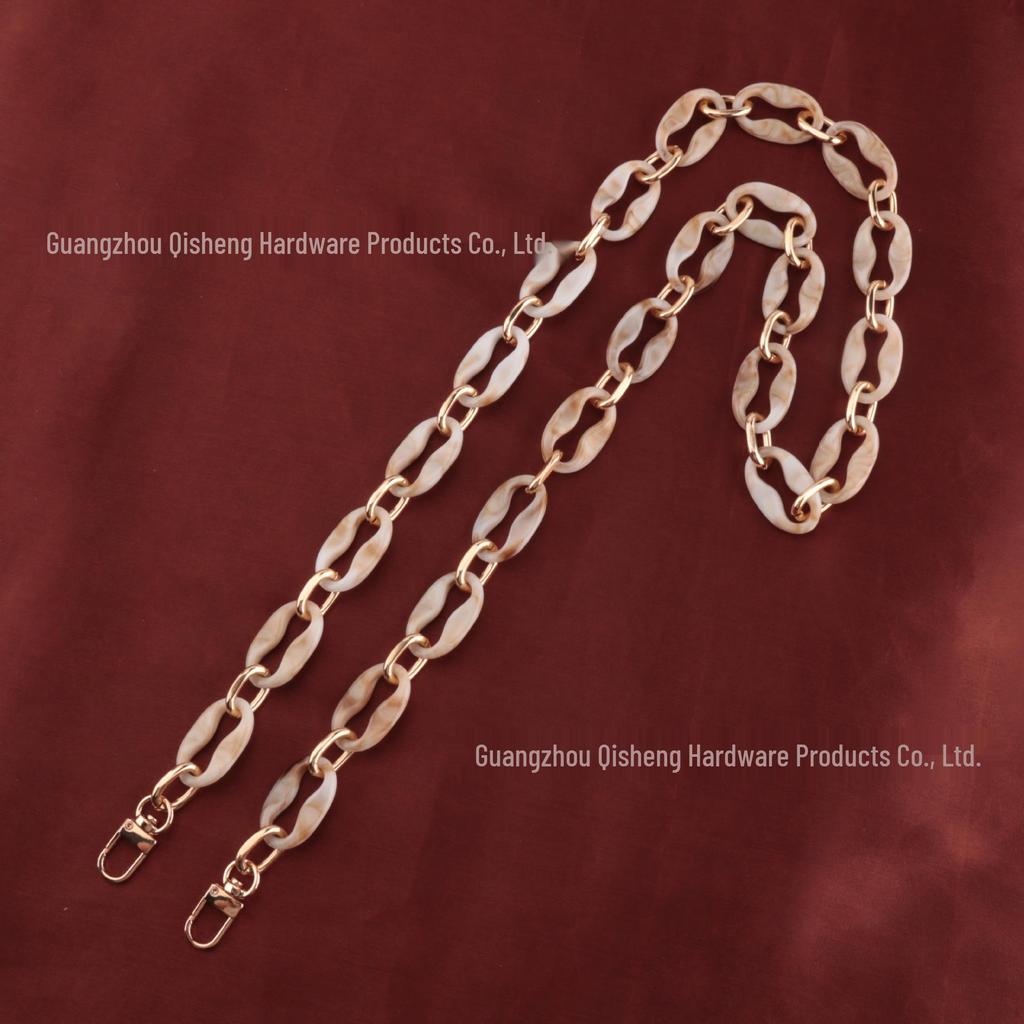 Versatile Retro Acrylic Resin Chain for Phone Case and Bag Accessories