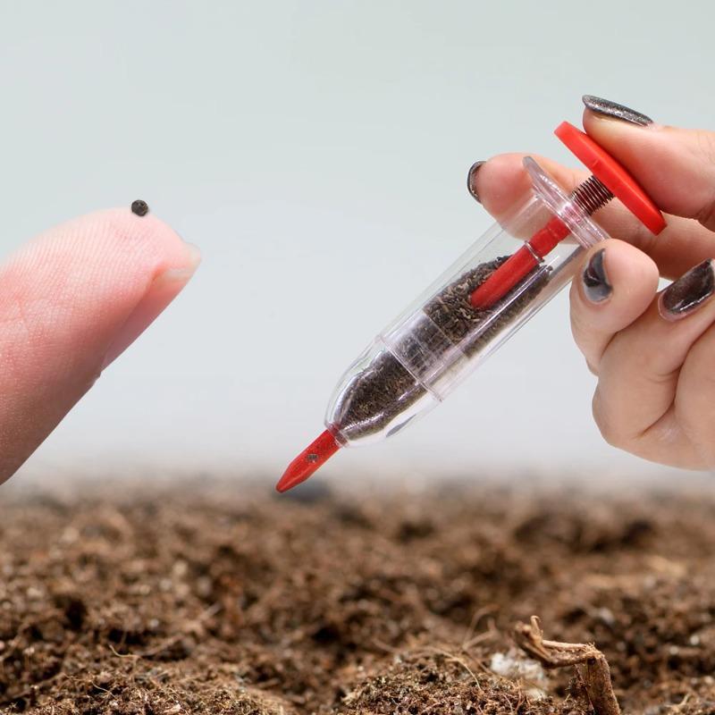 1pc/5pcs Injection Planter Seed Sowing Dispenser Manual Handheld Planter Mini Hand Spreader Garden Sowing and Fertilizing Tool
