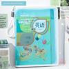 Transparent Colored File Bag A4 Zipper Handbag Gifts Test Paper Storage Bags