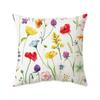 Sofa Bedroom Living Room Back Pillow Cover Small Fresh Green Leaf Plant Pillow Cushion Cover