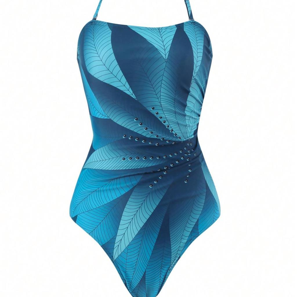 Women's High-End Fashion Two-Piece & Veil Swimsuit: Sexy, Slim, One-Piece Look, Perfect for Beach Vacations