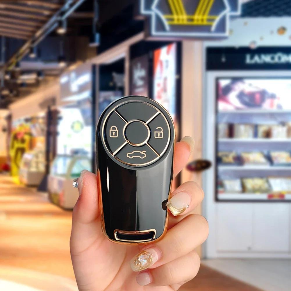 

Чехол для автомобильного ключа из ТПУ, чехол для GWM HAVAL H6 M6 ORA Good Cat White Cat IQ, чехол для автомобильного стайлинга, защитный чехол для брелока