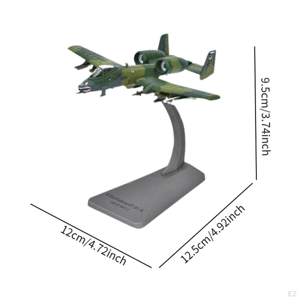 1:144 Scale Attack Plane Model Diecast Souvenir Alloy Aircraft for Cabinet