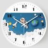 10-inch 25cm wall clock cartoon living room wall hanging home use hole-free creative clock children's room hanging clock watch