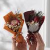 Mini Dried Flower Bouquet Dry Babysbreath Rose Decoration Small Floral Bouquet Romantic Valentine’s Day Wedding Birthday Gift Party Favors