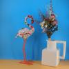 Nordischer Stil Bunte Graffiti Flamingo Figuren Kreative Heimdekoration Ornamente Innen Schreibtischzubehör Tierstatue