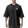 Do The Work  Summer Brand Mens Bodybuilding Oversized Mesh Dropped Shoulders Fitness Workout Gym Sports Printed V-neck T-shirt