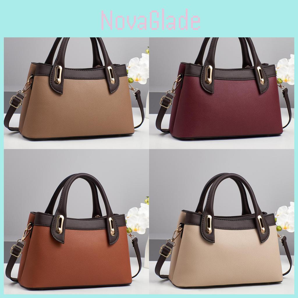 Womens Large Capacity Pu Designer Shoulder Bag With Zipper Closure For Everyday