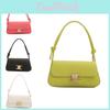 Classic Street Style Pu Shoulder Bag 2024 Spring New Small Square Bag Underarm Bag