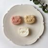 Plastic Material Mooncake Molds Stamp Moon Cake Mould Cartoon Pig Shaped Molds