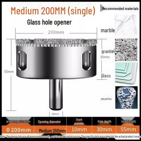6mm Multifunktionales Fliesen- & Marmor-Glasbohrer-Set zum Lochbohren