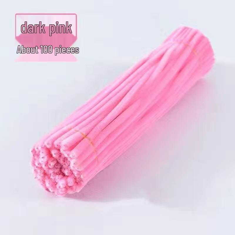 DIY Bouquet Plush Twist Stick for Children's Handmade Toy Creations - Hair-Safe Material, Ideal for Crafting