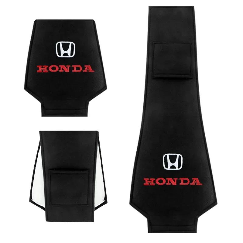 For Honda 1/2pcs Car Accessories Seat Headrest Protective Covers For Honda Civci CRV Accord Mugen Prelude FIT City CRZ CRX Jazz