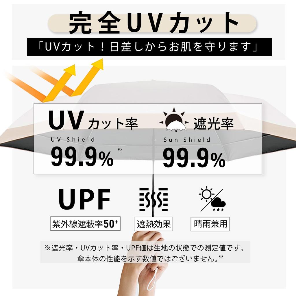 Folding Sun Rain and Shine Umbrella Carbon Fiber UV Protection Light with Hooked Storage Pouch and UV Heat Sunburn Rainy Gift X Umbrella, Umbrella,