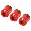 3 Pcs Screwdriver Head Magnetic Ring Aluminum Alloy Magnetic Screwdriver Drill Bit Holder