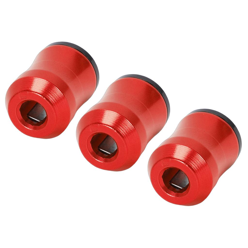 3 Pcs Screwdriver Head Magnetic Ring Aluminum Alloy Magnetic Screwdriver Drill Bit Holder