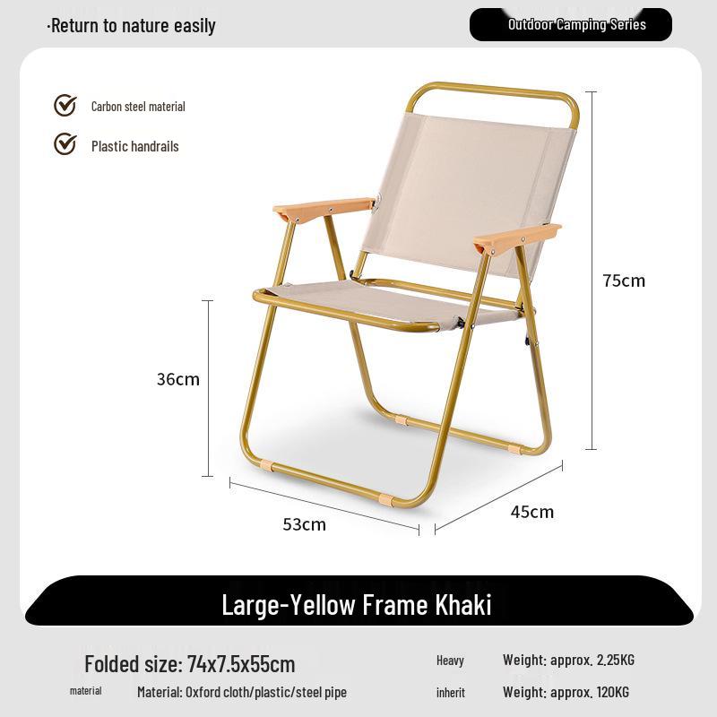 Kermit Outdoor Folding Aluminum Alloy Camping Chair