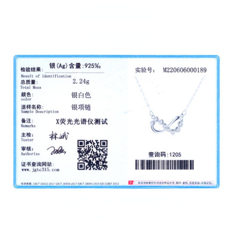 Tancise S925 Sterling Silver Luxury Personality Pendant Necklace Women's Classic Tide Necklace Necklace Party Gift