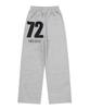 MUCENT Signature Bag 72 Lettering Wide Sweatpants Unisex (2 Colors)