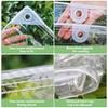 Clear Vinyl Tarp Waterproof PVC Tarpaulin, Transparent Poly Cover for Outdoor, Awning, Canopy, Patio Enclosure