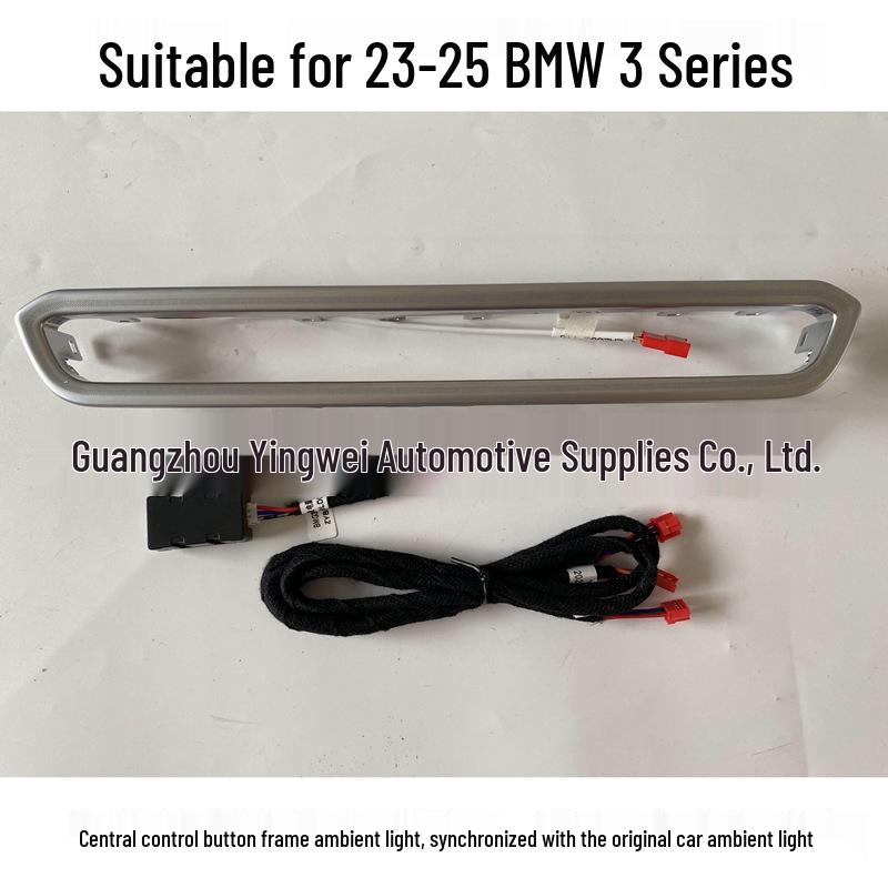 

Ambient Light Center Console Button Frame for BMW 3 Series G28 (11 Colors) – Bestseller for Models 2345. 2023-2025 models
